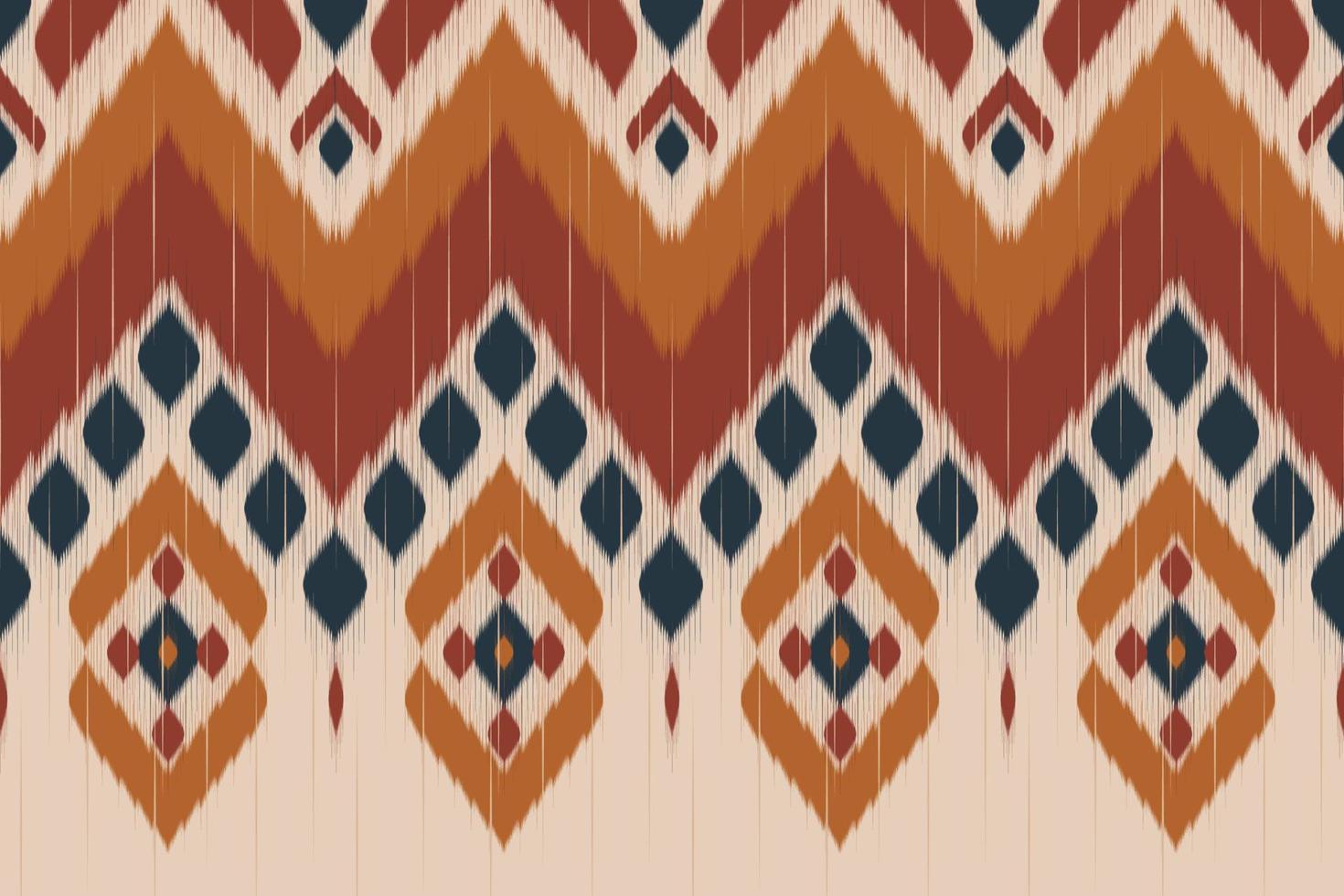 Ikat seamless pattern in tribal. Geometric ethnic traditional. Mexican striped style. Design for background, wallpaper, vector illustration, fabric, clothing, batik, carpet, embroidery.