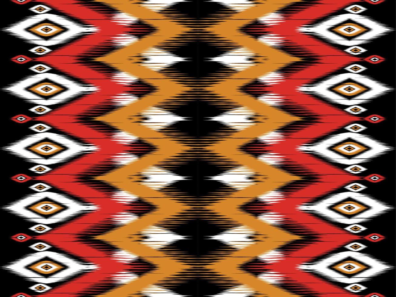 Ikat pattern in tribal. Geometric ethnic traditional. Mexican striped style. Design for background, wallpaper, vector illustration, fabric, clothing, batik, carpet, embroidery.