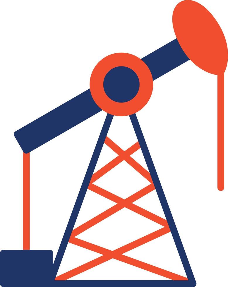 Oil Industry Color Icon vector