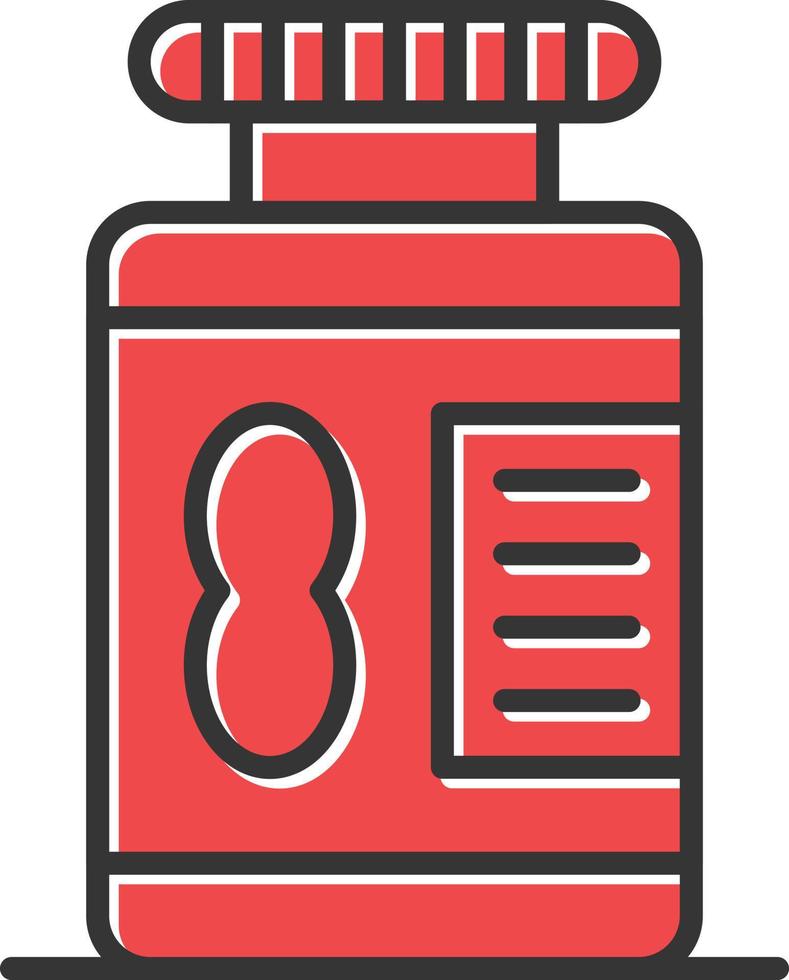 Peanut Butter Filled Retro vector