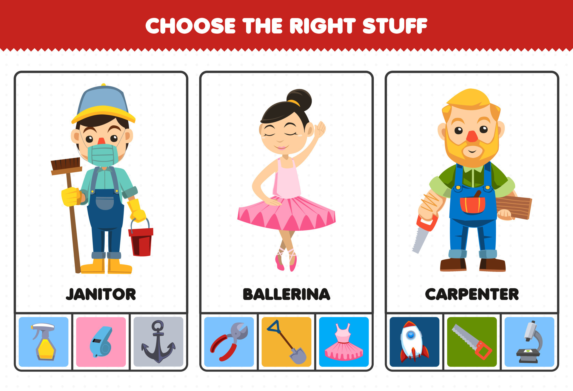 education-games-for-children-choose-the-right-profession-stuff-for-cute