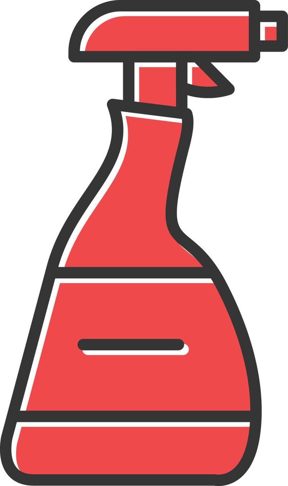 Cleaning Spray Filled Retro vector