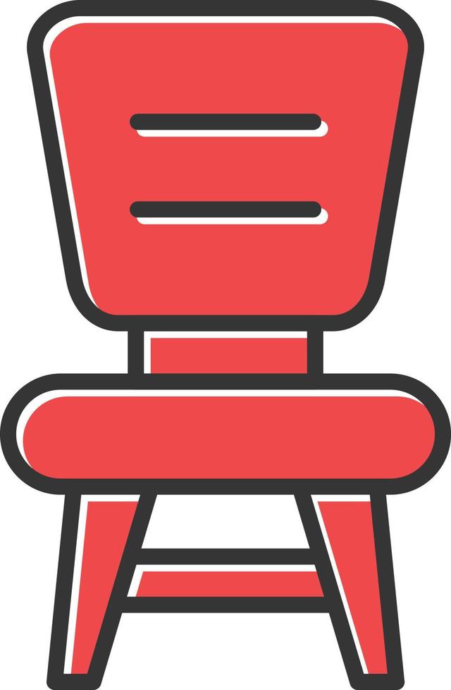 Chair Filled Retro vector