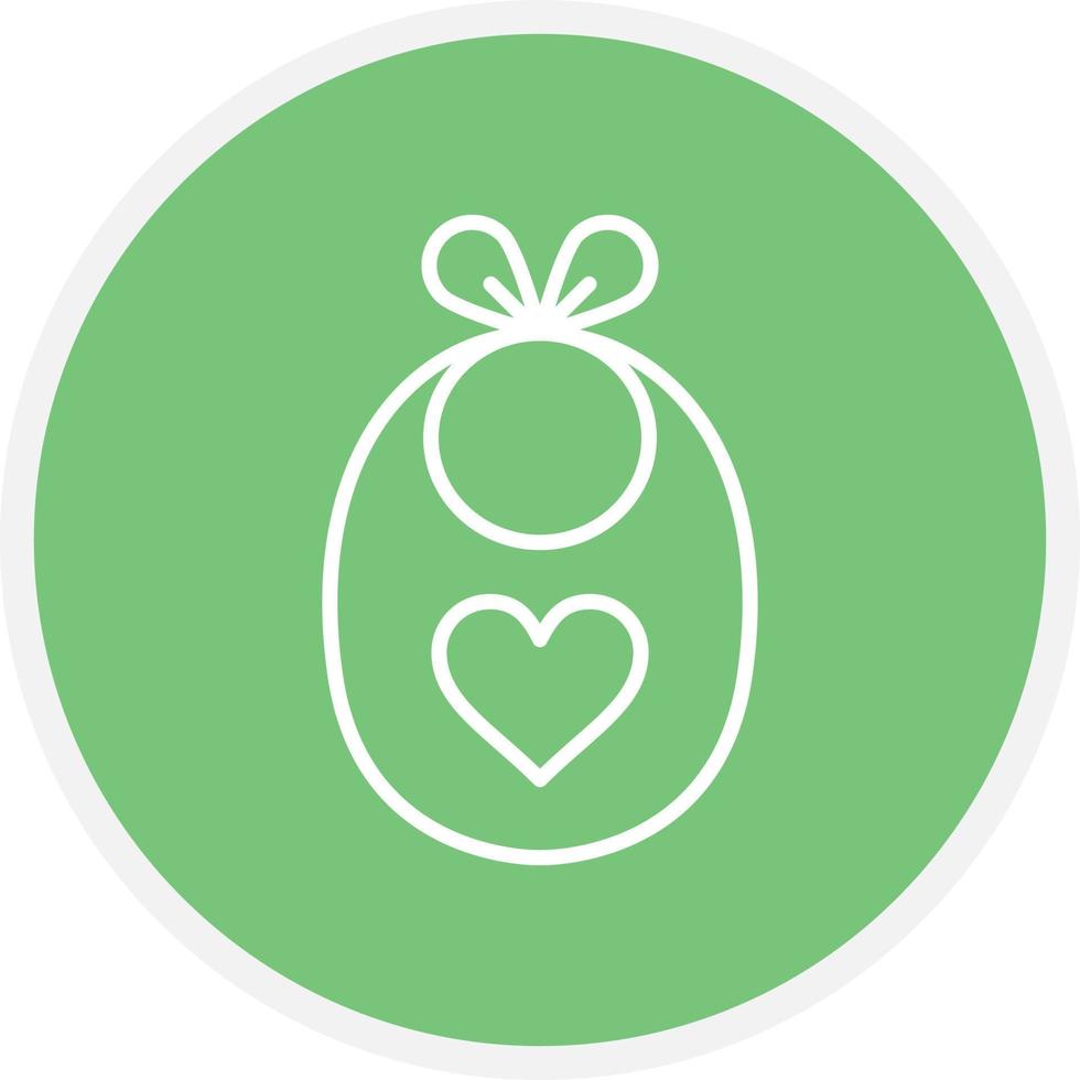 Bib Color Icon vector