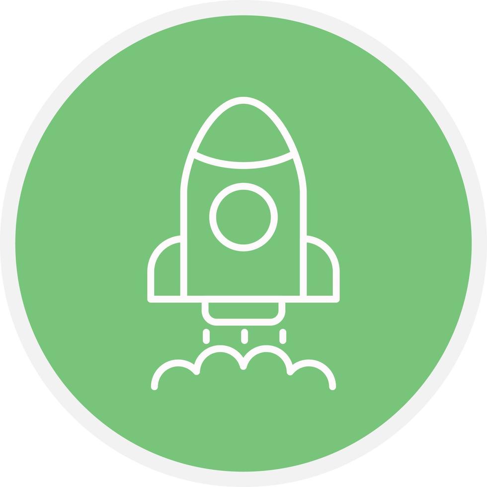 Launch Color Icon vector