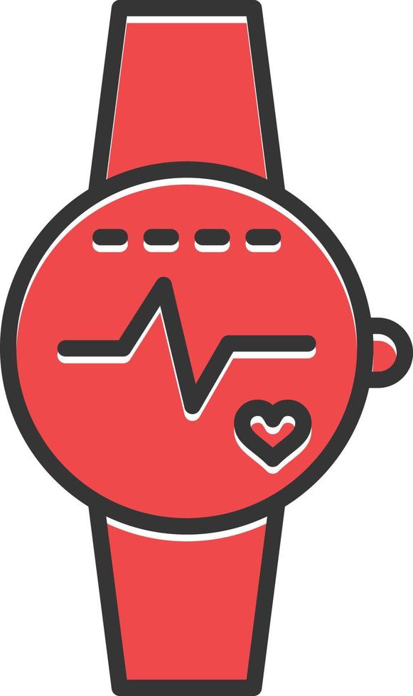 Smartwatch Filled Icon vector