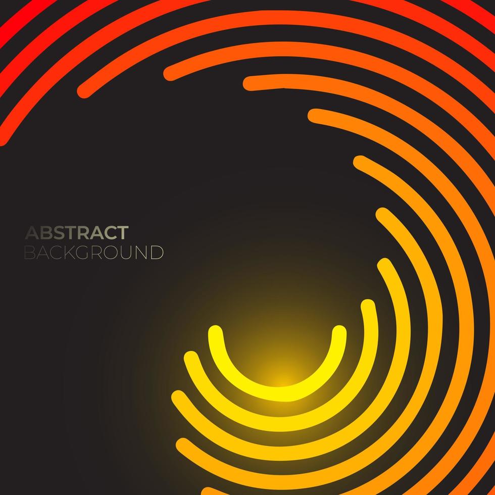 Luminous circular swirl abstract background. Modern abstract background. Technology background. Vector illustration