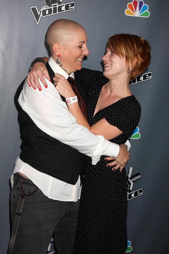 LOS ANGELES, JUN 29 - Beverly McClellan, girlfriend arriving at the Wrap Party for The Voice at Avalon on June 29, 2011 in Los Angeles, CA photo