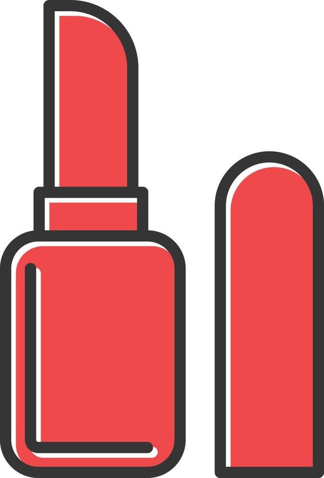 Lipstick Filled Icon vector