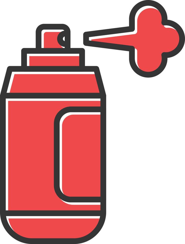 Spray Paint Filled Icon vector