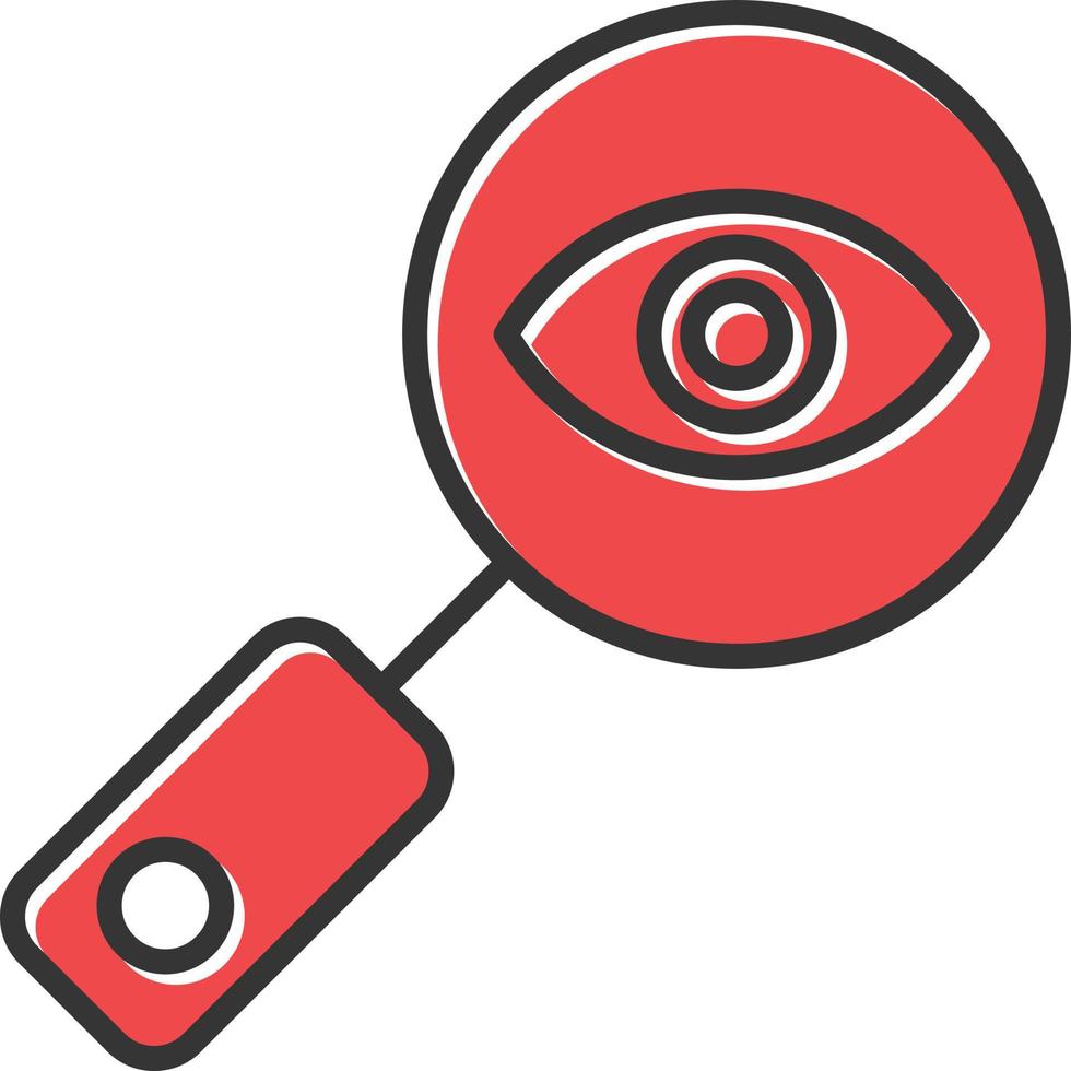 Eye Test Filled Icon vector