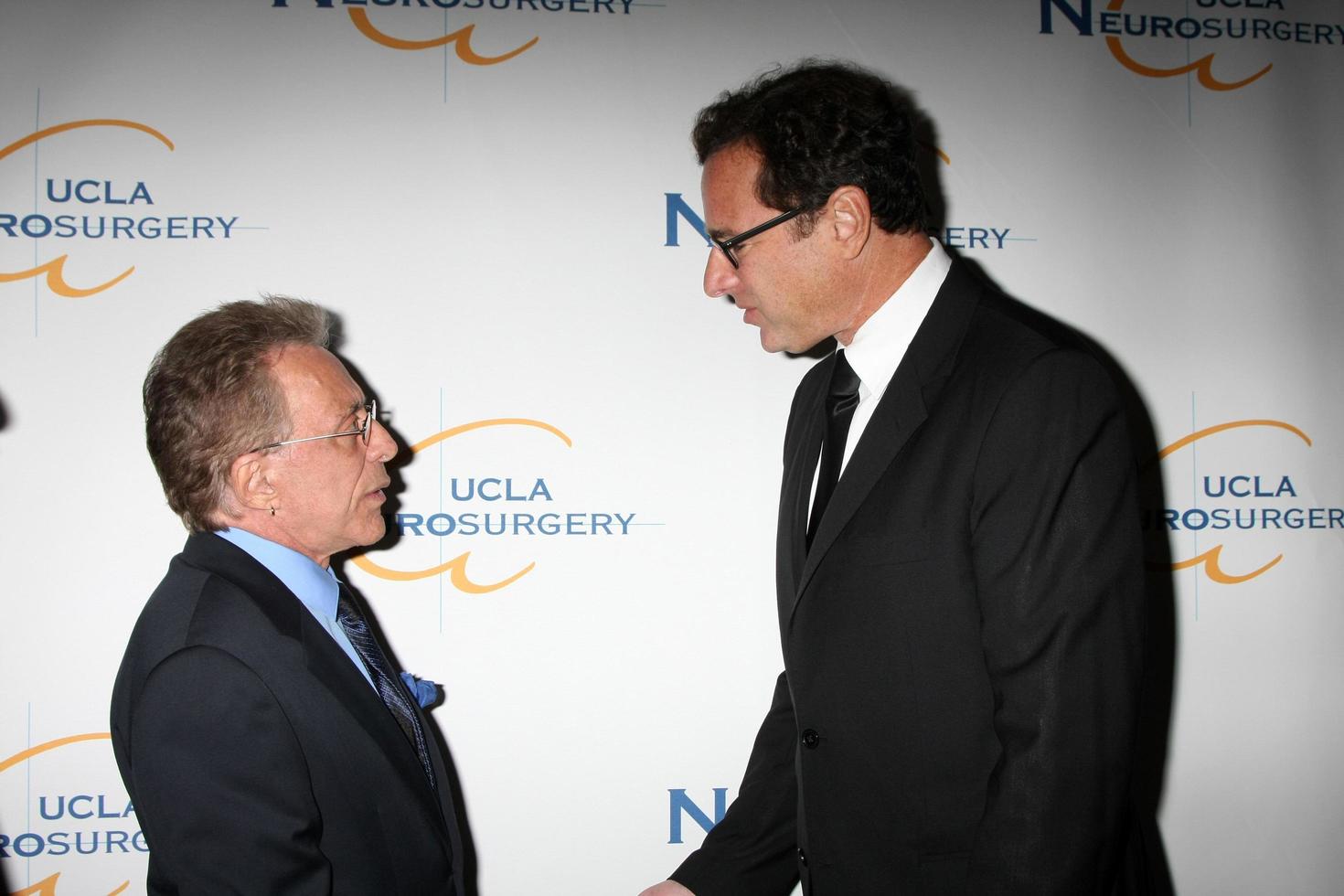 LOS ANGELES, OCT 6 - Frankie Valli, Bob Saget arriving at the 2011 UCLA Neurosurgery Visionary Ball at the Beverly Wilshire Hotel on October 6, 2011 in Beverly Hills, CA photo