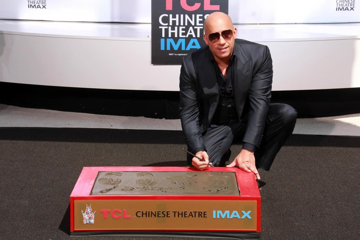 LOS ANGELES, APR 1 - Vin Diesel at the Vin Diesel Hand and Foot Print Ceremony at the TCL Chinese Theater on April 1, 2015 in Los Angeles, CA photo