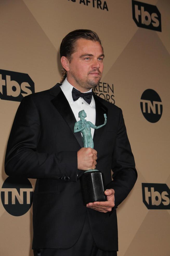 LOS ANGELES, JAN 30 - Leonaro DiCaprio at the 22nd Screen Actors Guild Awards at the Shrine Auditorium on January 30, 2016 in Los Angeles, CA photo