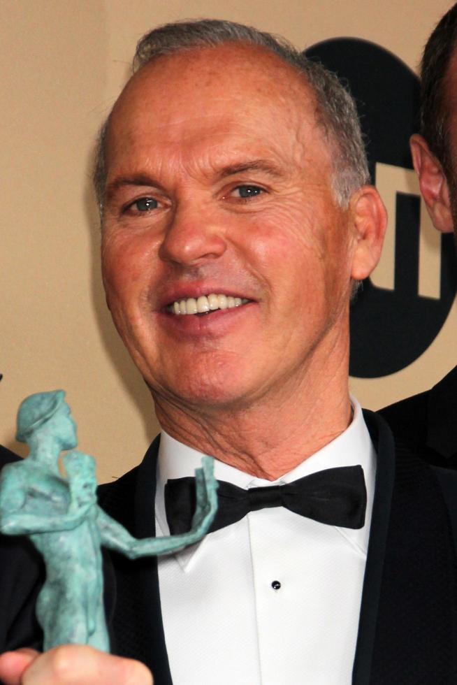 LOS ANGELES, JAN 30 - Michael Keaton at the 22nd Screen Actors Guild Awards at the Shrine Auditorium on January 30, 2016 in Los Angeles, CA photo