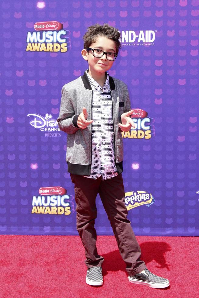 LOS ANGELES, APR 29 - Nicolas Bechtel at the 2016 Radio Disney Music Awards at the Microsoft Theater on April 29, 2016 in Los Angeles, CA photo