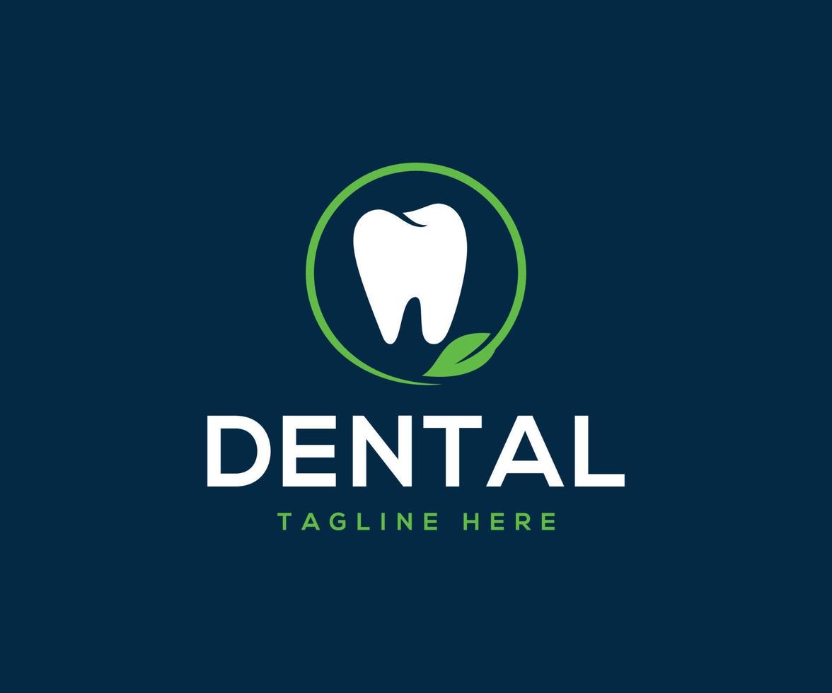 diseño de logotipo dental. logotipo de dentista. logotipo de vector de empresa creativa de clínica dental