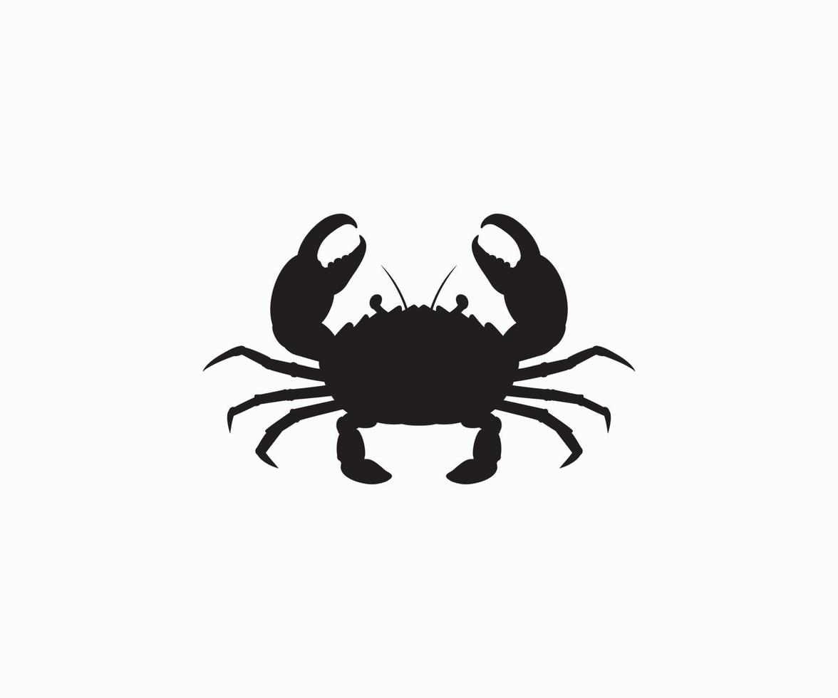 Crab vector icon. Crab symbol sign in the background. crab icon for web and app.