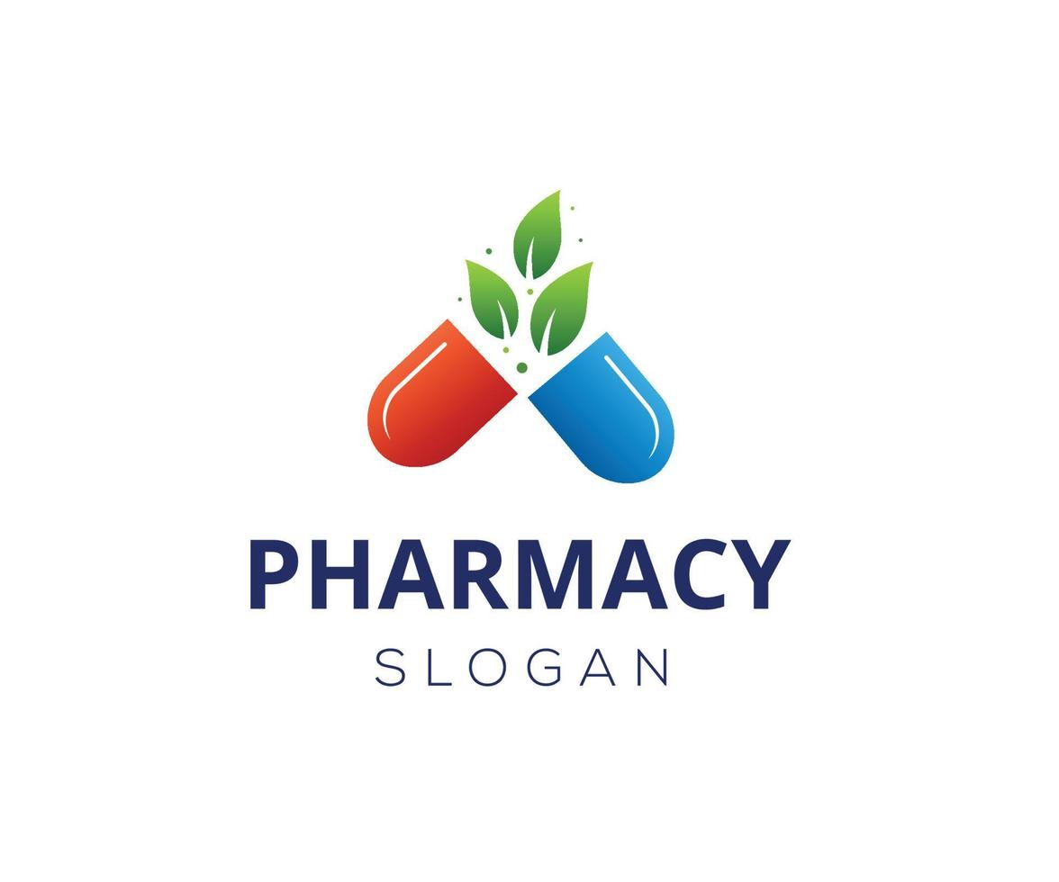 Pharmacy Logo Design Vector Template