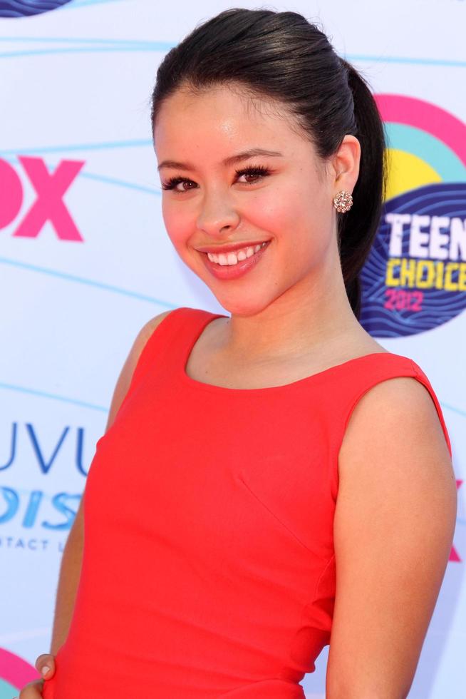 LOS ANGELES, JUL 22 - Cierra Ramirez arriving at the 2012 Teen Choice Awards at Gibson Ampitheatre on July 22, 2012 in Los Angeles, CA photo