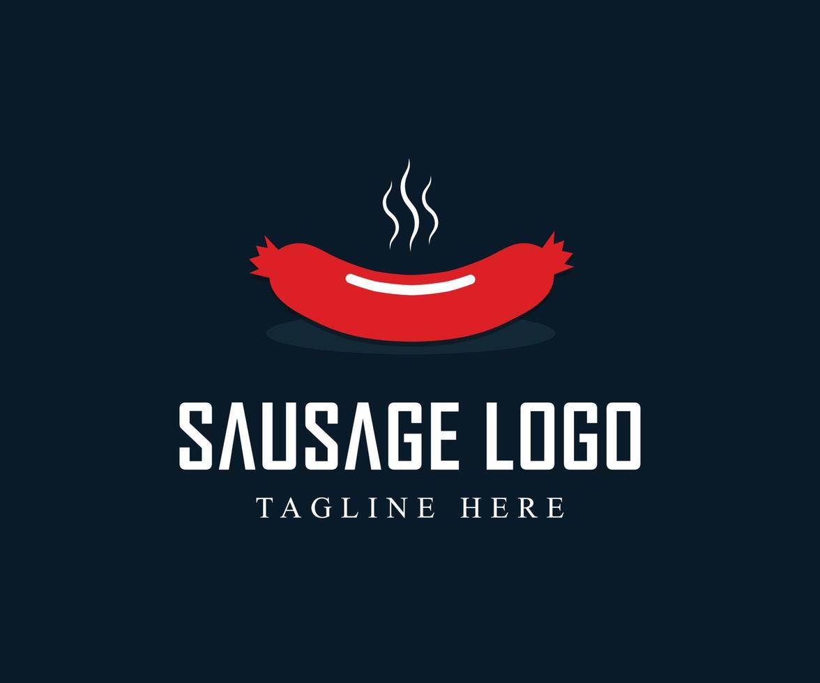 Creative Sausage Logo design vector template