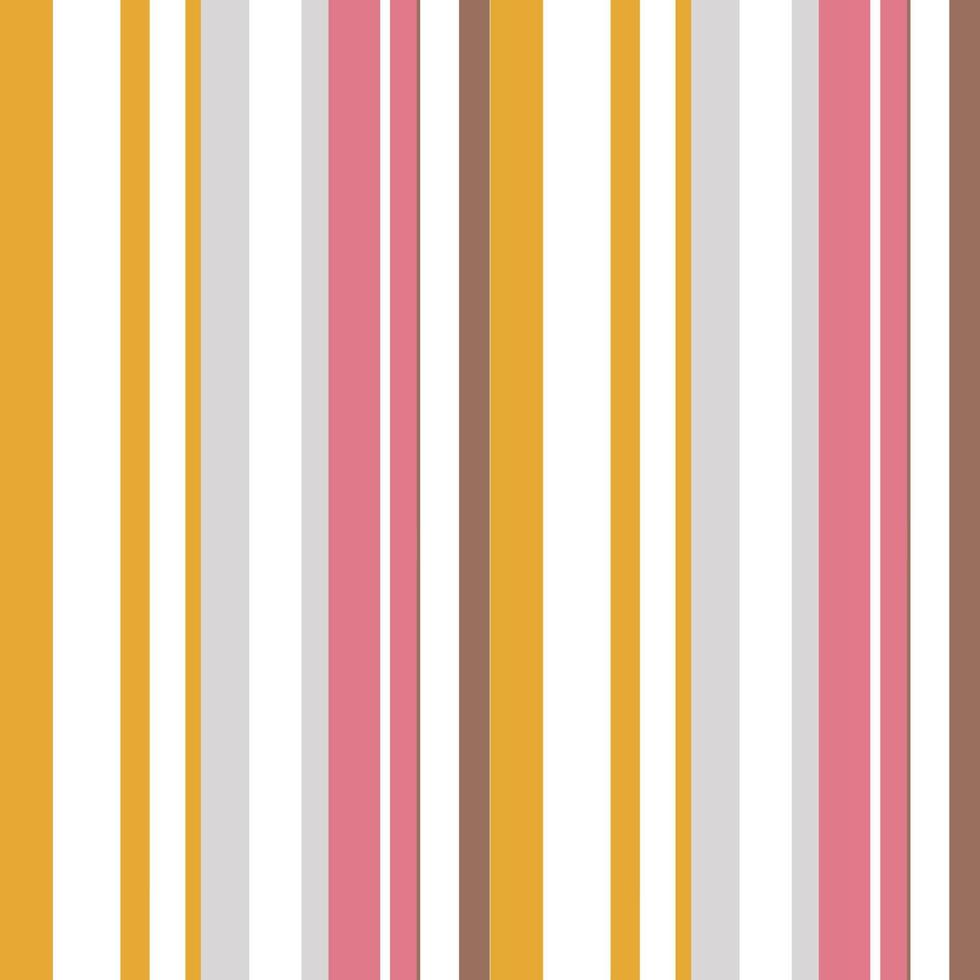 patrón de rayas retro con color amarillo gris rosa y blanco brillante. vector patrón raya resumen antecedentes eps 10