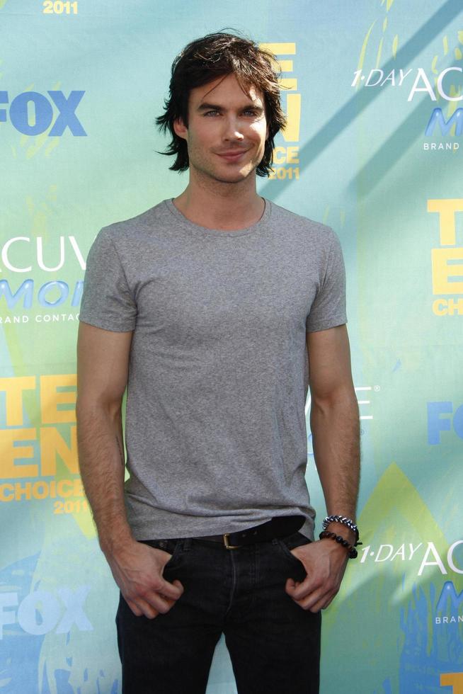 LOS ANGELES, AUG 7 - Ian Somerhalder arriving at the 2011 Teen Choice Awards at Gibson Amphitheatre on August 7, 2011 in Los Angeles, CA photo