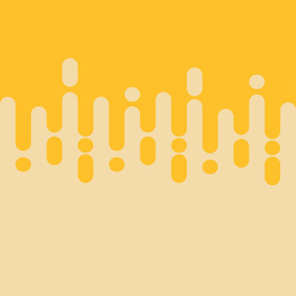 Abstract yellow mustard Rounded Lines vector