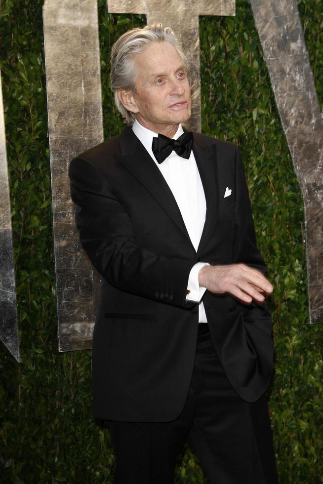 LOS ANGELES, FEB 26 - Michael Douglas arrives at the 2012 Vanity Fair Oscar Party at the Sunset Tower on February 26, 2012 in West Hollywood, CA photo