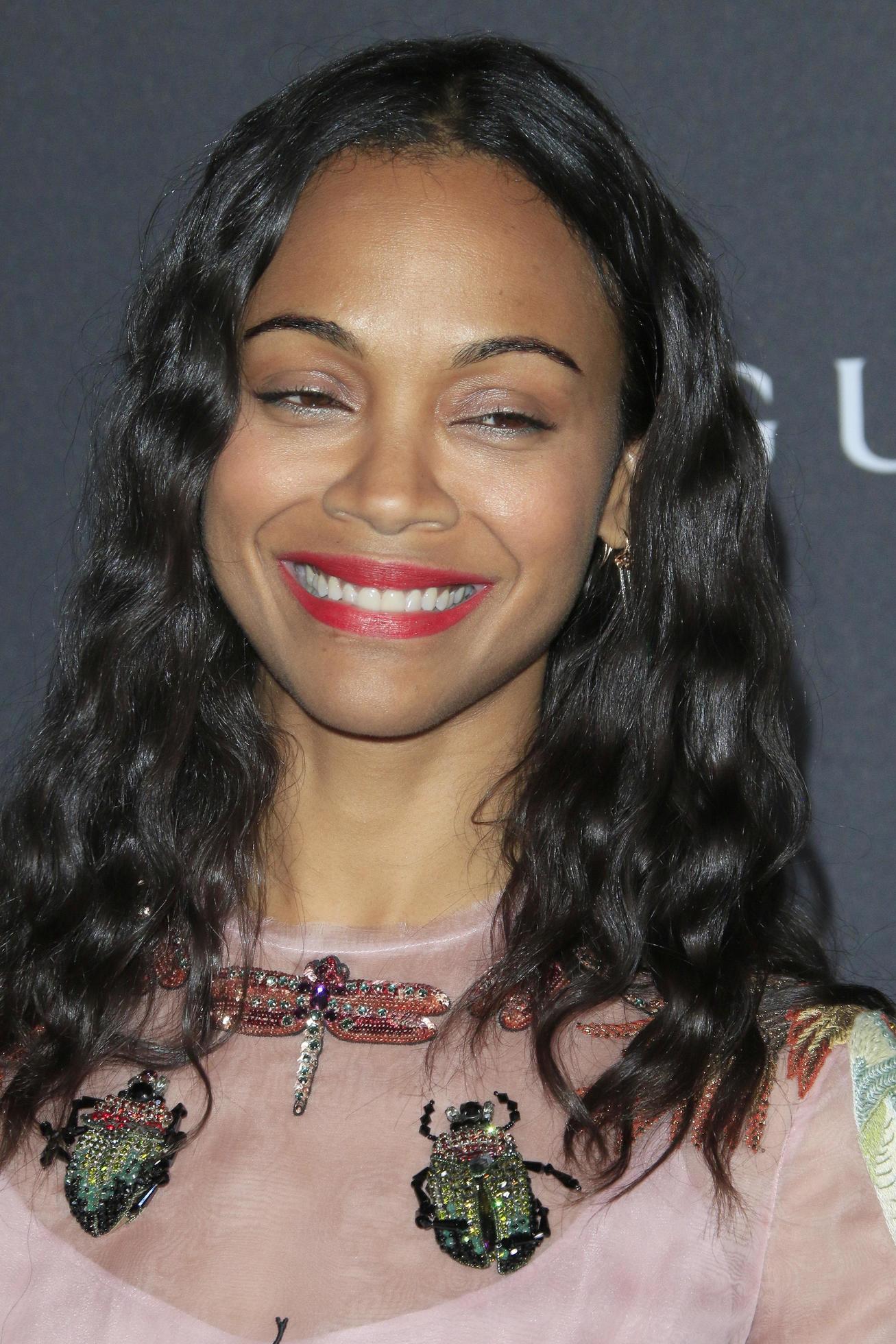 LOS ANGELES, OCT 29 - Zoe Saldana at the 2016 LACMA Art Film Gala at