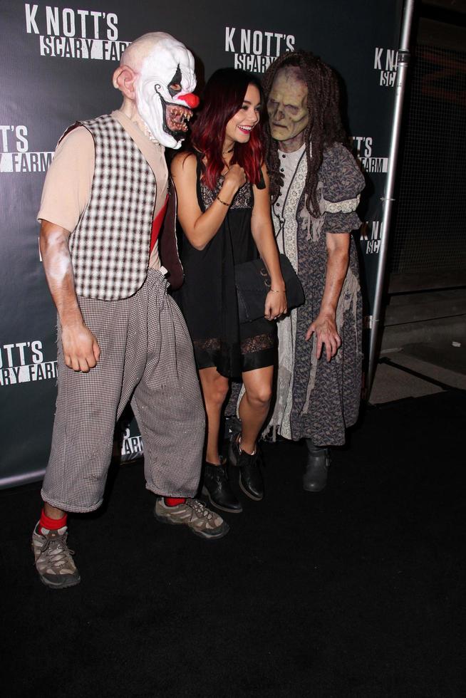 LOS ANGELES, OCT 3 - Vanessa Hudgens at the Knott s Scary Farm Celebrity VIP Opening at Knott s Berry Farm on October 3, 2014 in Buena Park, CA photo