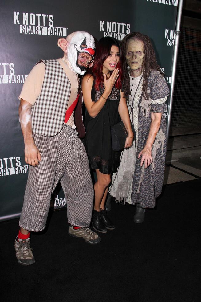 LOS ANGELES, OCT 3 - Vanessa Hudgens at the Knott s Scary Farm Celebrity VIP Opening at Knott s Berry Farm on October 3, 2014 in Buena Park, CA photo