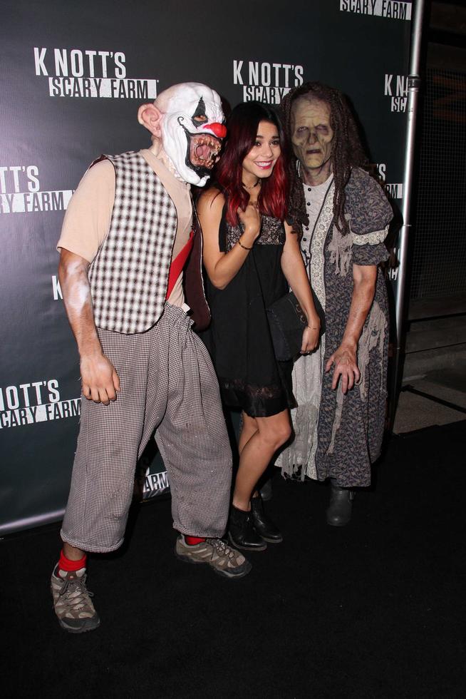 LOS ANGELES, OCT 3 - Vanessa Hudgens at the Knott s Scary Farm Celebrity VIP Opening at Knott s Berry Farm on October 3, 2014 in Buena Park, CA photo