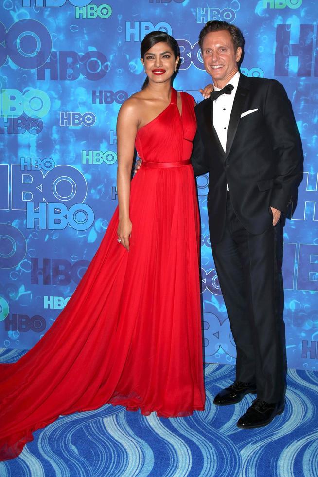 LOS ANGELES, SEP 18 - Priyanka Chopra, Tony Goldwyn at the 2016 HBO Emmy After Party at the Pacific Design Center on September 18, 2016 in West Hollywood, CA photo