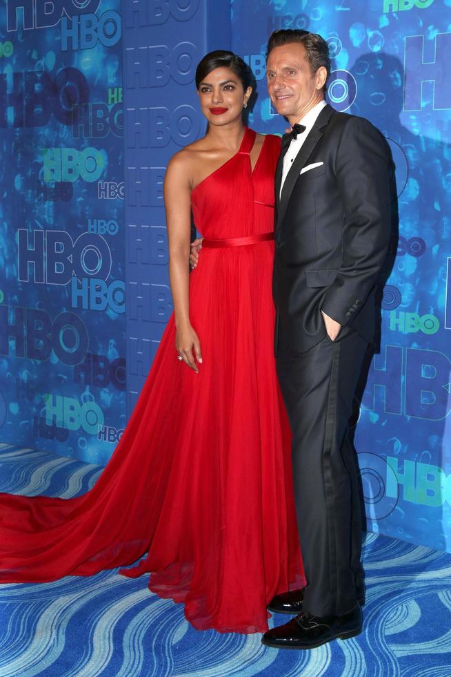 LOS ANGELES, SEP 18 - Priyanka Chopra, Tony Goldwyn at the 2016 HBO Emmy After Party at the Pacific Design Center on September 18, 2016 in West Hollywood, CA photo