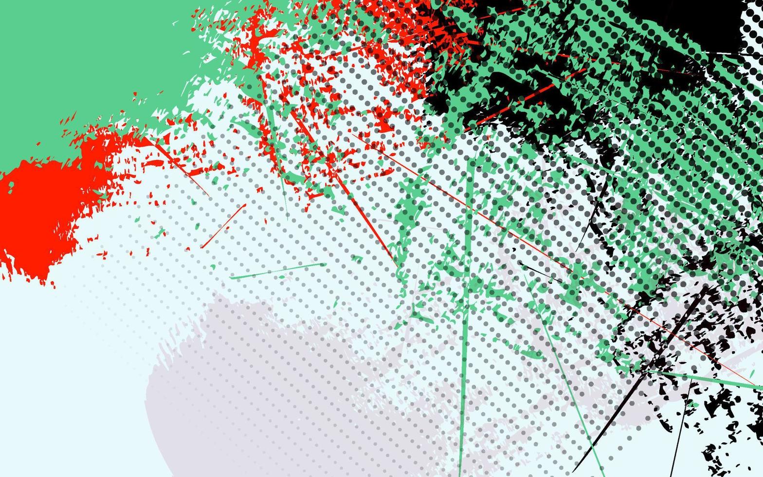 Abstract grunge texture multicolor background vector