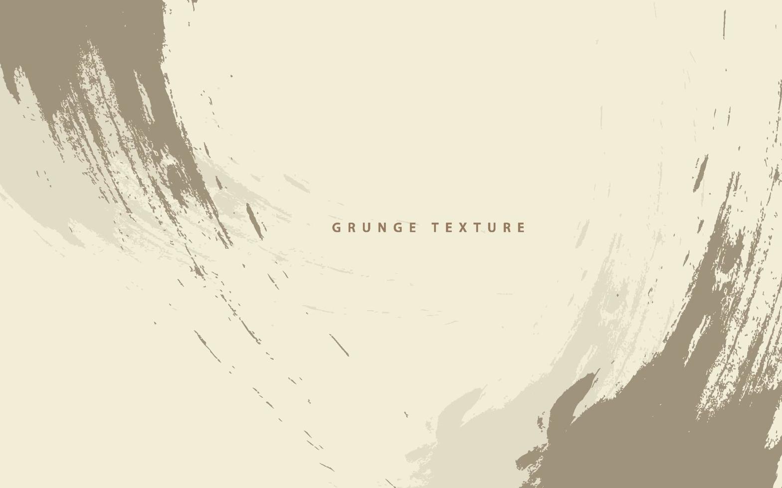 extracto, grunge, textura, pincel, crema, color, plano de fondo vector