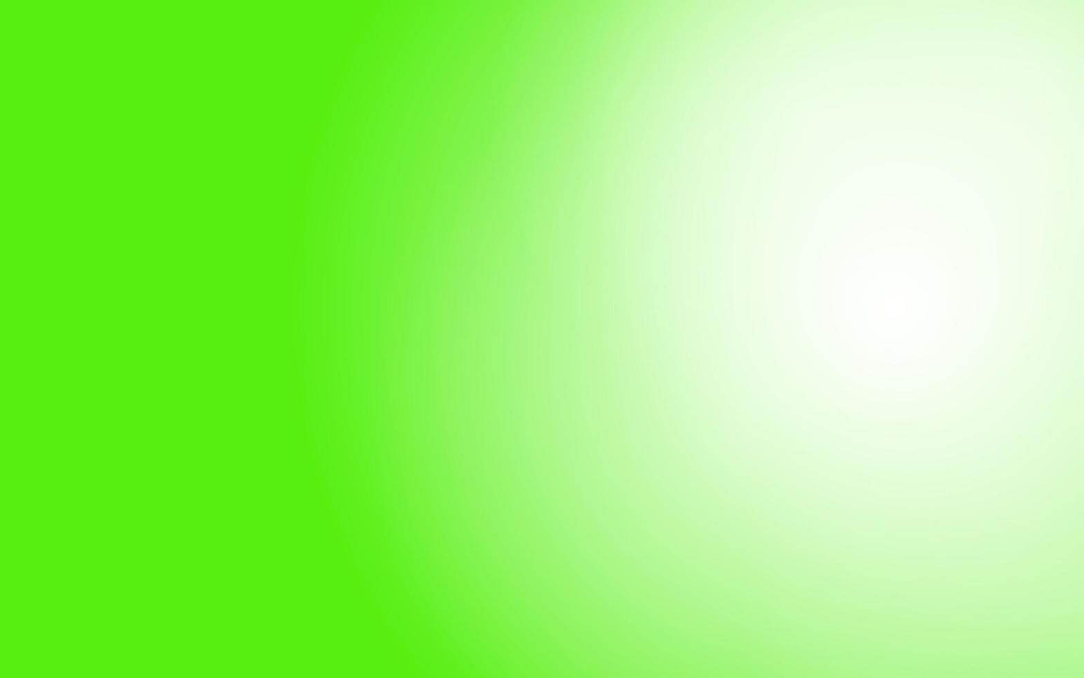 Abstract gradient green light background vector