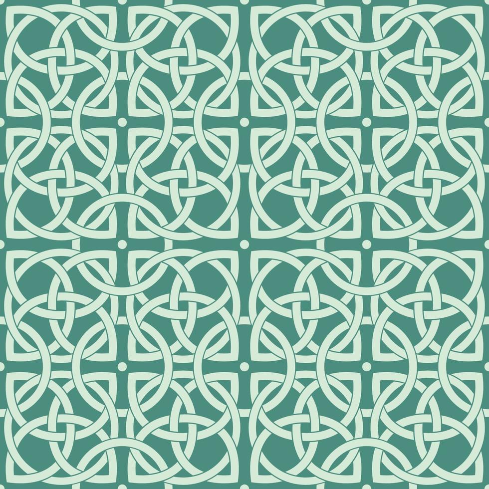 Celtic Knot Seamless Pattern Background vector