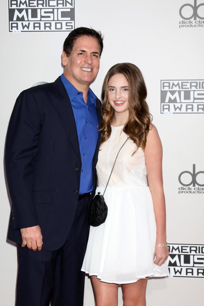 LOS ANGELES, NOV 20 - Mark Cuban, Alexis Sofia Cuban at the 2016 American Music Awards at Microsoft Theater on November 20, 2016 in Los Angeles, CA photo