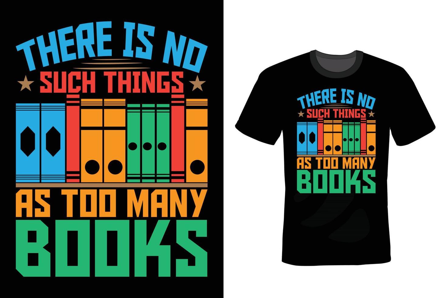 diseño de camiseta de amante de los libros, vintage, tipografía vector