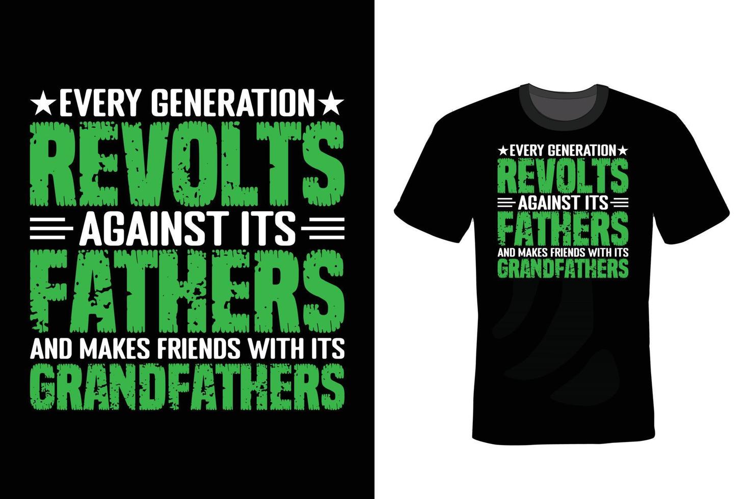 Grandfather T shirt design, vintage, typography vector