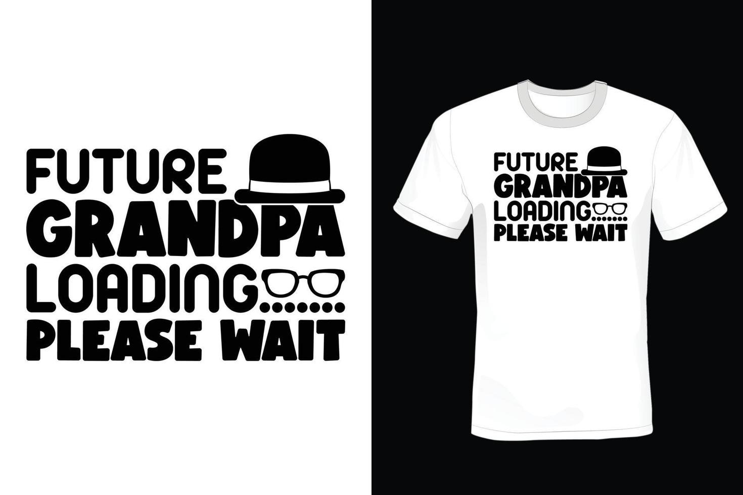 Grandfather T shirt design, vintage, typography vector