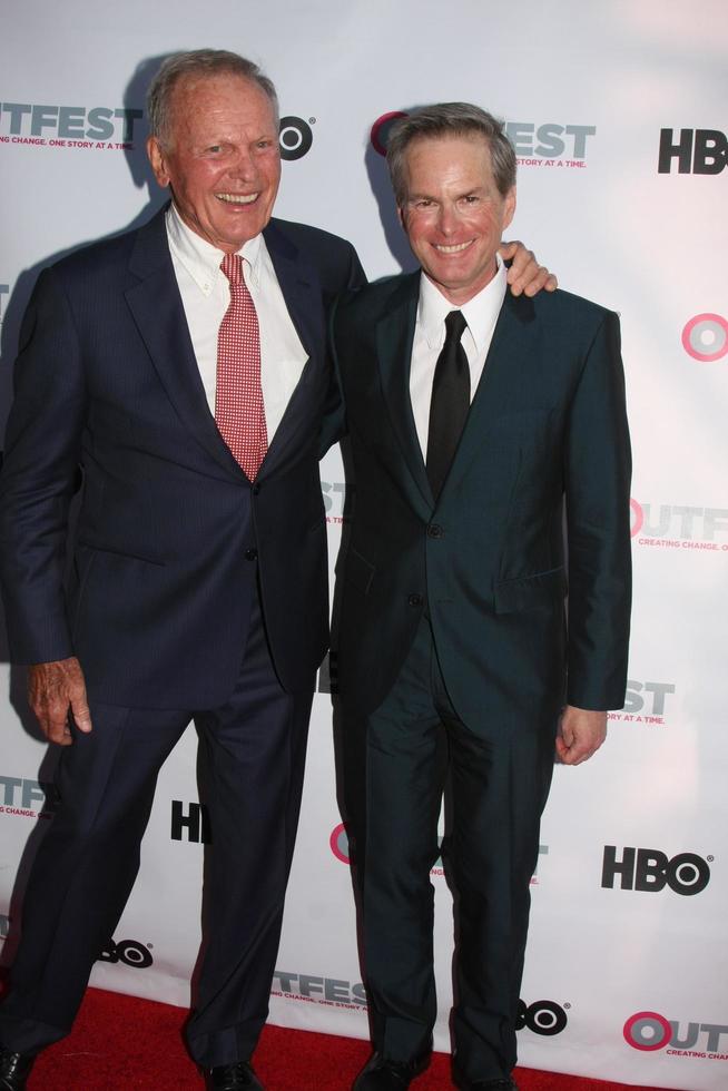 LOS ANGELES, JUL 11 - Tab Hunter, Allan Glaser at the Tab Hunter Confidential at Outfest at the Directors Guild of America on July 11, 2015 in Los Angeles, CA photo