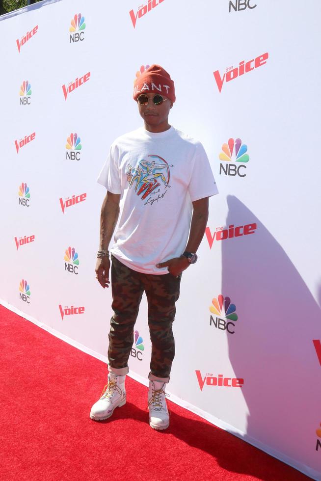 LAS VEGAS, APR 21 - Pharrell Williams at the The Voice Red Carpet Event at the Hyde on April 21, 2016 in Los Angeles, CA photo