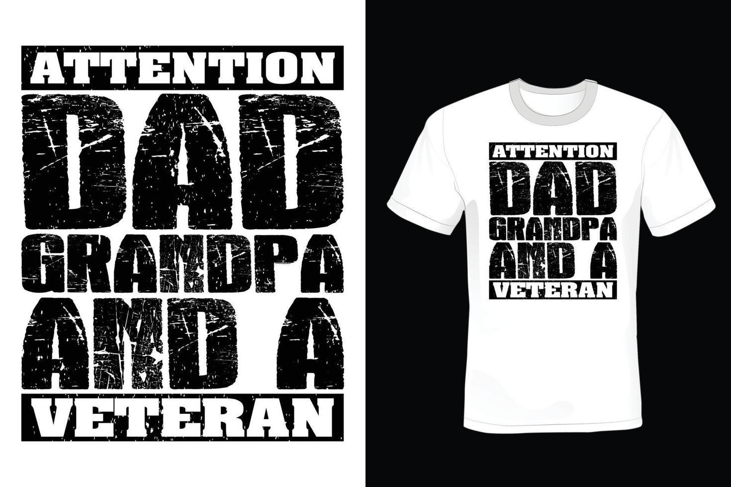 Grandfather T shirt design, vintage, typography vector