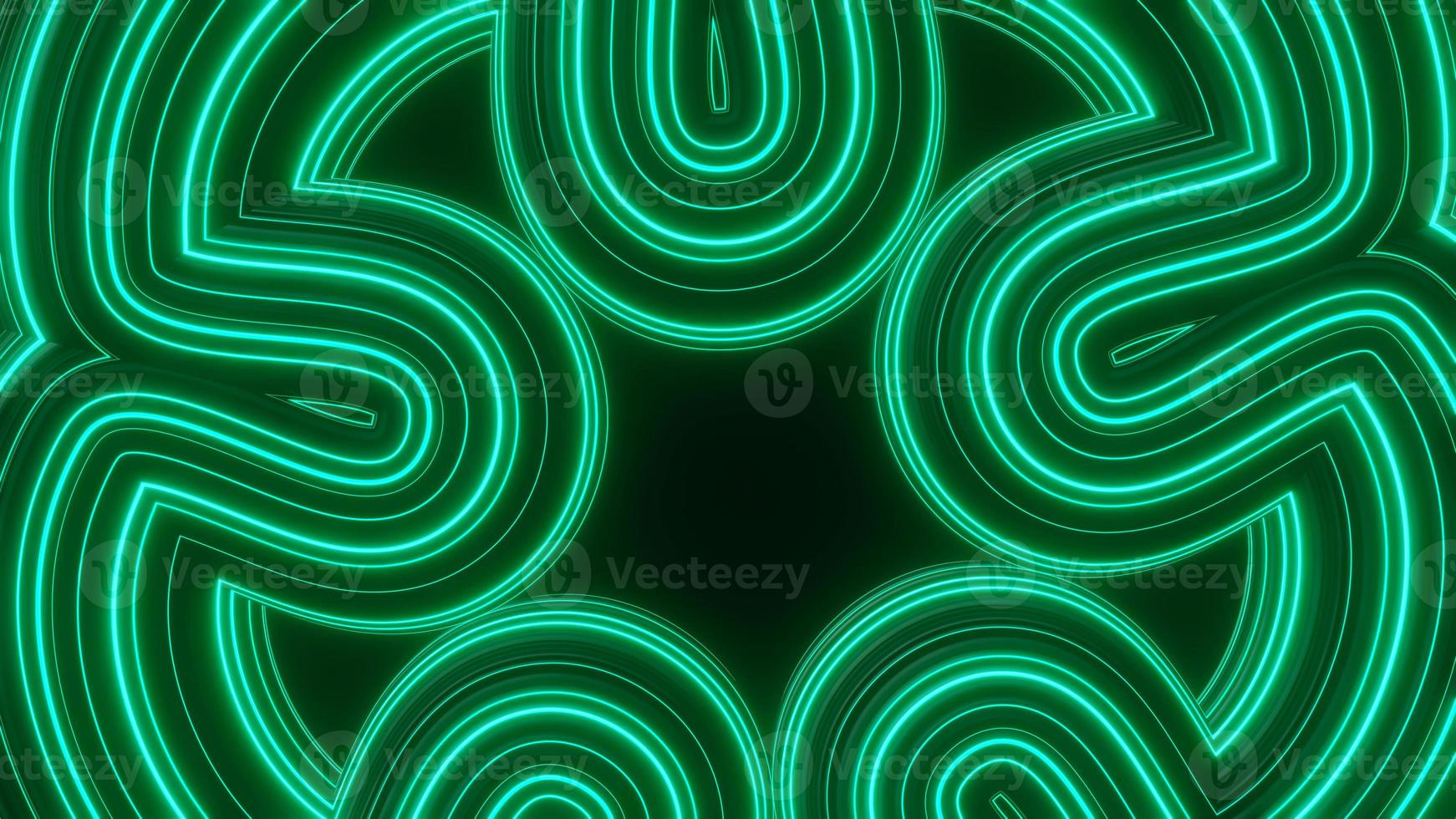 3d render of illuminated neon and light glowing on dark scene. Speed light moving lines. Abstract simple Colorful lighting neon background. photo