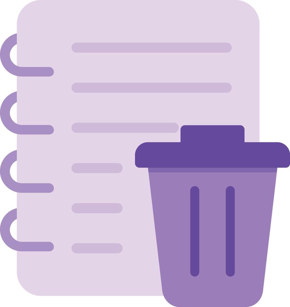 Trash Can Vector Flat Icon