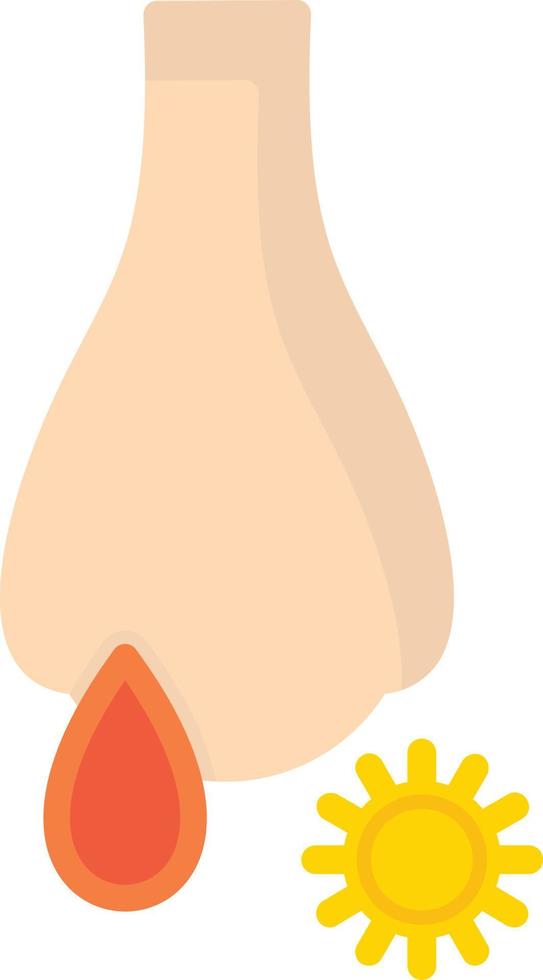 Nose Bleeding Flat Icon vector