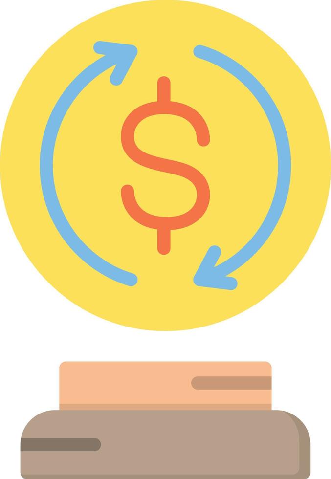 Exchange Rate Flat Icon vector